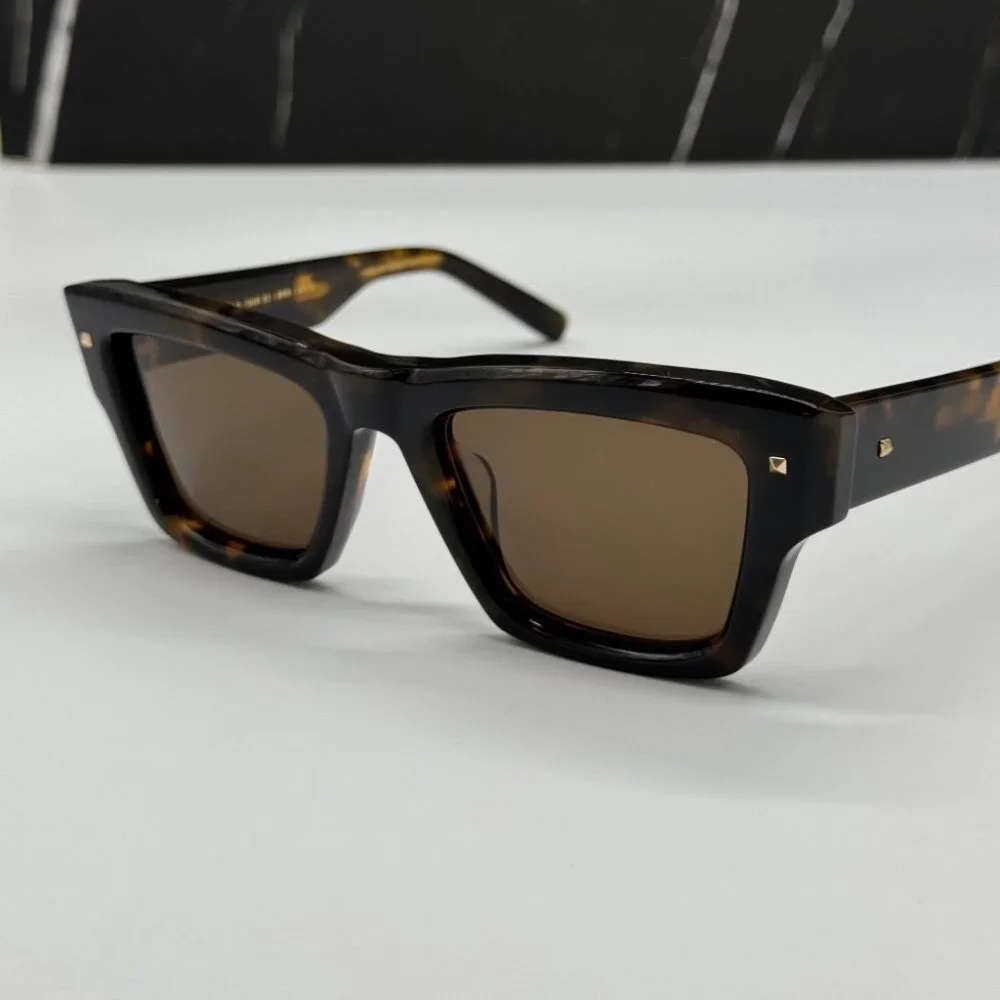 NEW XXII VLS-106B-53 VALENTINO SUNGLASSES HAVANA UNISEX EYEWEAR VALENTINO